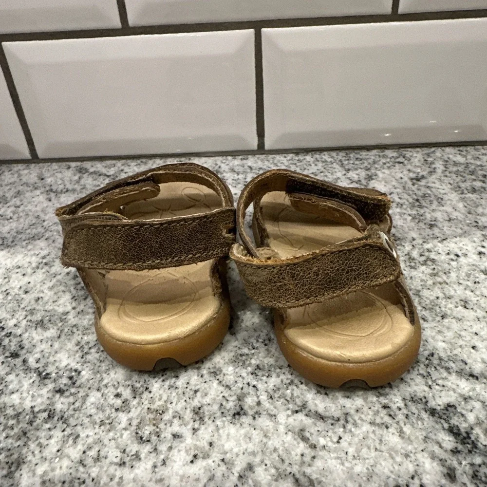 Infant Twisted X Brown Leather Sandals Size 2 Western‎ Shoes